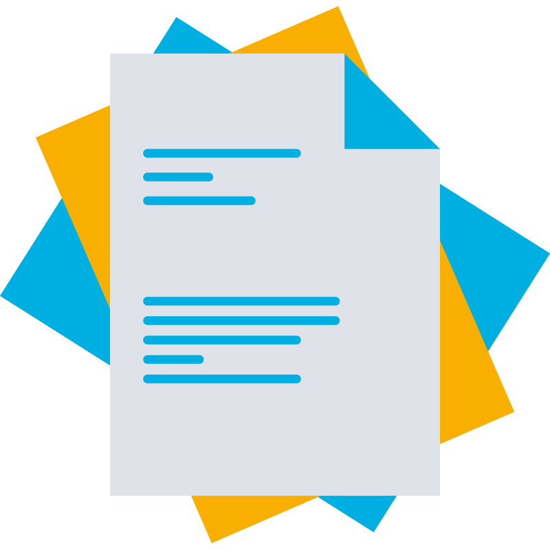 Grafik: Dokumentenstapel